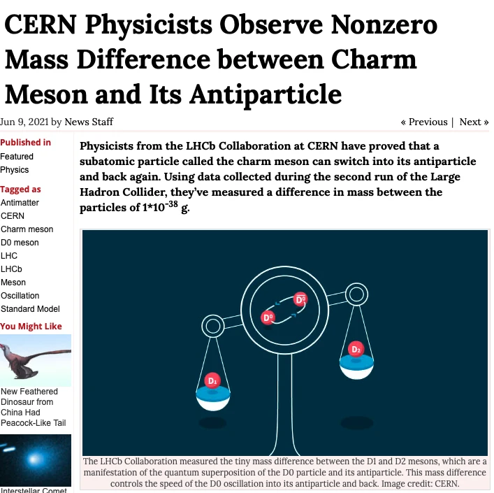 First-observation announcement